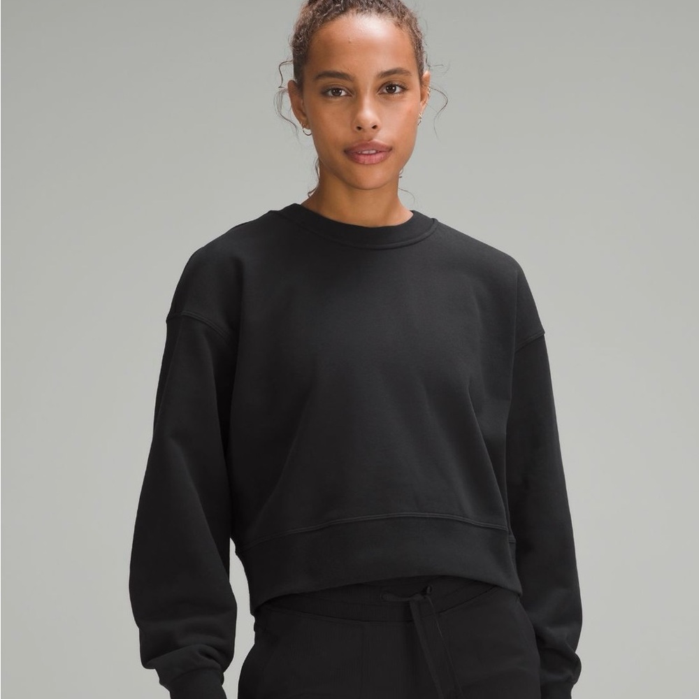 Lululemon Perfectly Oversized Cropped Crew French Terry NWT